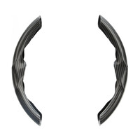 L3307.4 ΠΡΟΣΤΑΤΕΥΤΙΚΑ ΚΑΛΥΜΜΑΤΑ ΤΙΜΟΝΙΟΥ CARBON LOOK ΜΑΥΡΟ ΧΡΩΜΑ GRIPS LAMPA - 2 τεμ.
