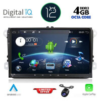 DIGITAL IQ AN 489_CPA (9" DECK) MULTIMEDIA SYSTEM for SEAT – SKODA – VW mod. 2004-2014