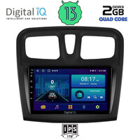 DIGITAL IQ BXB 1108SQ_GPS (9inc) MULTIMEDIA TABLET for DACIA LOGAN – SANDERO mod. 2012-2019