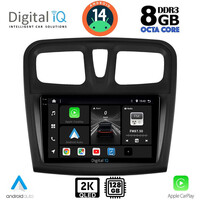 DIGITAL IQ BXF 8108SQ_CPAA (9inc) MULTIMEDIA TABLET for DACIA LOGAN – SANDERO mod. 2012-2019