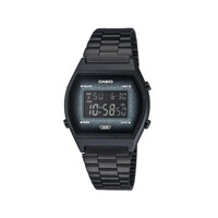 Casio Vintage Edgy Ψηφιακό Ρολόι Μπαταρίας με Μαύρο Μεταλλικό Μπρασελέ (B640WBG-1BEF) (CASB640WBG1BEF)