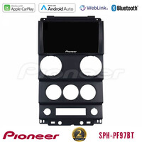 Pioneer sph-Pf97bt Series    Jeep Wrangler 2door 2008-2010 Multimedia Station 9 (Tablet Style) με Carplay &Amp; Android Auto u-sph-Jp1037