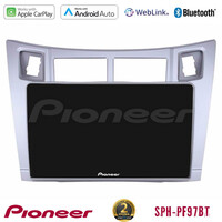 Pioneer sph-Pf97bt Series    Toyota Yaris Multimedia Station 9 (Tablet Style) (Ασημί Χρώμα) με Carplay &Amp; Android Auto u-sph-Ty626s
