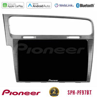 Pioneer sph-Pf97bt Series    vw Golf 7 Multimedia Station 9 (Tablet Style) με Carplay &Amp; Android Auto u-sph-Vw0003al