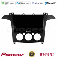 Pioneer sph-Pf97bt Series    Ford s-max 2006-2008 (Manual A/c) Multimedia Station 9 (Tablet Style) με Carplay &Amp; Android Auto u-sph-Fd408