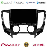 Pioneer sph-Pf97bt Series    Mitsubishi L200 2016-&Gt; &Amp; Fiat Fullback (Manual A/c) Multimedia Station 9 (Tablet Style) με Carplay &Amp; Android Auto u-sph-Mt0620