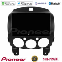 Pioneer sph-Pf97bt Series    Mazda 2 2008-2014 Multimedia Station 9 (Tablet Style) με Carplay &Amp; Android Auto u-sph-Mz0667