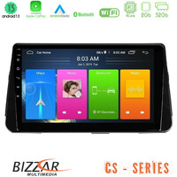 Bizzar cs Series 4core Android13 2+32gb Nissan Micra k14 Navigation Multimedia Tablet 9 u-cs-Ns1046