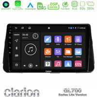 Clarion Gl700 Lite Series 8core Android11 2+32gb Nissan Micra k14 Navigation Multimedia Tablet 9 με Carplay &Amp; Android Auto u-G72l-Ns1046