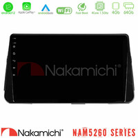 Nakamichi Nam5260 Series 4core Android12 4+64gb Nissan Micra k14 Navigation Multimedia Tablet 9 με Carplay &Amp; Android Auto u-n44-Ns1046