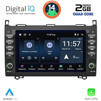 DIGITAL IQ MSD 068_CPA (8” DECK) MULTIMEDIA SYSTEM for MERCEDES A – B – SPRINTER – VITO – VIANO mod. 2004-2020