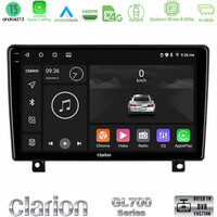 Clarion Gl700 Series 8core Android13 4+64gb Opel Astra h Navigation Multimedia Tablet 9 (Dashboard Version) με Carplay &Amp; Android Auto u-gl7-Op1397
