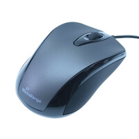 MediaRange Optical Mouse (Black/Grey, Wired) (MROS201)