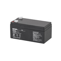 BAT0219 . Μπαταρία μολύβδου Gel 12V 3,3Ah VIPOW