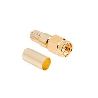 DM-0280-L . Φις SMA επίχρυσο αρσενικό για καλώδιο H155