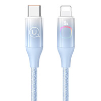 USAMS καλώδιο Lightning σε USB-C US-SJ638, 30W PD, 1.2m, μπλε