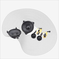 Blam  100 mns  100mm "french Sound" Dedicated 2-way Split kit for Mercedes and Tesla Άμεση Παράδοση