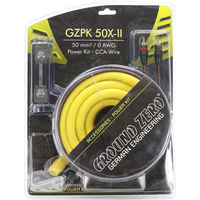 Ground Zero  Gzpk 50x-ii  High-Quality 50 mm² / 0awg cca Cable kit Άμεση Παράδοση