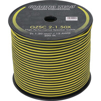 Ground Zero  Gzsc 2-1.50x  Gzsc 2-1.50
2x 1.50 mm² Speaker Wire Άμεση Παράδοση