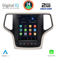 DIGITAL IQ BXC 3983_CPAA TESLA STYLE for JEEP GRAND CHEROKEE mod. 2014-2019