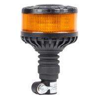 04104/AM ΦΑΡΟΣ HEAVY DUTY W28P 12/24V 16LED ΕΛΑΣΤΙΚΟΣ ΒΙΔΩΤΟΣ ΠΟΡΤΟΚΑΛΙ Υ169mm Φ110mm AMIO - 1 τεμ.