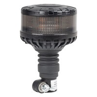 04107/AM ΦΑΡΟΣ ΦΙΜΕ HEAVY DUTY W28P 12/24V 16LED ΕΛΑΣΤΙΚΟΣ ΒΙΔΩΤΟΣ ΠΟΡΤΟΚΑΛΙ Υ169mm Φ110mm AMIO - 1 τεμ.