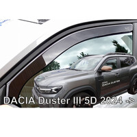 ΑΝΕΜ.13125 ΑΝΕΜΟΘΡΑΥΣΤΕΣ ΓΙΑ DACIA DUSTER 5D 2024+ ΖΕΥΓΑΡΙ ΑΠΟ ΕΥΚΑΜΠΤΟ ΦΙΜΕ ΠΛΑΣΤΙΚΟ HEKO - 2 ΤΕΜ