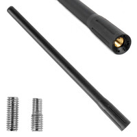 04161/AM ΚΕΡΑΙΑ ΟΡΟΦΗΣ ANTM11 20cm ΜΕ 2 ΑΝΤΑΠΤΟΡΕΣ 5-6mm ΜΑΥΡΗ ΑΜΙΟ - 1 ΤΕΜ.