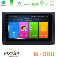 Bizzar cs Series 4core Android13 2+32gb Fiat Stilo Navigation Multimedia Tablet 9 u-cs-Ft0824