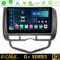 Bizzar g+ Series Honda Jazz 2002-2008 (Auto A/c) 8core Android12 6+128gb Navigation Multimedia Tablet 9 u-g-Hd0893