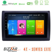 Bizzar 4t Series Fiat Stilo 4core Android13 2+32gb Navigation Multimedia Tablet 9 u-lvb-Ft0824