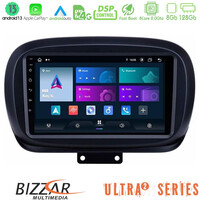 Bizzar Ultra Series Fiat 500x 8core Android13 8+128gb Navigation Multimedia Tablet 9 u-ul2-Ft0534