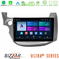 Bizzar Ultra Series Honda Jazz 2009-2013 8core Android13 8+128gb Navigation Multimedia Tablet 10 u-ul2-Hd0197