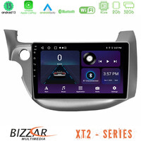 Bizzar xt2 Series 4core Android13 2+32gb Honda Jazz 2009-2013 Navigation Multimedia Tablet 10 u-xt2-Hd0197