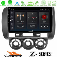 Cadence z Series Honda Jazz 2002-2008 (Manual A/c) 8core Android12 2+32gb Navigation Multimedia Tablet 9 u-z-Hd0589
