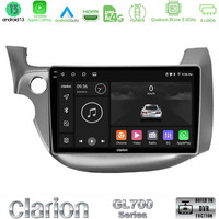 Clarion Gl700 Series 8core Android13 4+64gb Honda Jazz 2009-2013 Navigation Multimedia Tablet 10 με Carplay &Amp; Android Auto u-gl7-Hd0197