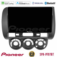 Pioneer sph-Pf97bt Series    Honda Jazz 2002-2008 (Manual A/c) Multimedia Station 9 (Tablet Style) με Carplay &Amp; Android Auto u-sph-Hd0589