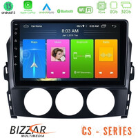 Bizzar cs Series 4core Android13 2+32gb Mazda mx-5 2006-2008 Navigation Multimedia Tablet 9 u-cs-Mz1171