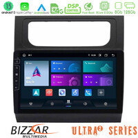 Bizzar Ultra Series vw Touran 2011-2015 8core Android13 8+128gb Navigation Multimedia Tablet 10 u-ul2-Vw1002