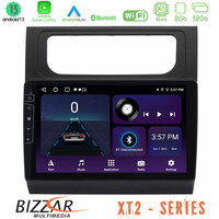 Bizzar xt2 Series 4core Android13 2+32gb vw Touran 2011-2015 Navigation Multimedia Tablet 10 u-xt2-Vw1002
