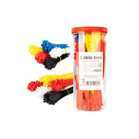 04318/AM ΔΕΜΑΤΙΚΑ/ΔΕΤΙΚΑ ΚΑΛΩΔΙΩΝ TIE WRAP(ΤΑΙΡΑΠ) 2.5x100mm/3.6x150mm/3.6x200mm ΣΕ ΔΙΑΦΟΡΑ ΧΡΩΜΑΤΑ ΣΕΤ ΑΜΙΟ - 1000 ΤΕΜ.