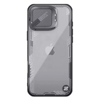 NILLKIN θήκη Iceblade Prop για iPhone 16 Pro Max, διάφανη-μαύρη