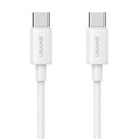 USAMS καλώδιο USB-C US-SJ711, 60W, 480Mbps, 1m, λευκό