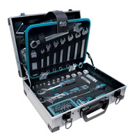 BORMANN Pro BHT5170 BORMANN Pro BHT5210 Εργαλεία Σετ 132Τμχ Cr-V Σε Τροχήλατη Βαλίτσα ABS