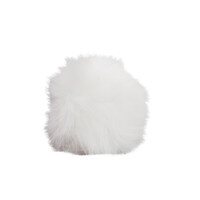 SRGKFW ΚΑΛΥΜΜΑ ΓΙΑ ΠΟΜΟΛΟ ΤΑΧΥΤΗΤΩΝ FLUFFY FUR COVER ΛΕΥΚΟ ΓΟΥΝΙΝΟ ΧΝΟΥΔΩΤΟ SIMONI RACING - 1 TEM.