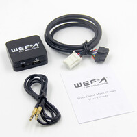 Wefatech  Interface Aux/Usb για εργοστασιακές πηγές Toyota 6+6pin   WF.605.TOYOTA.6.6