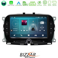 Bizzar Fiat 500 2016> 8core Android14 2+32gb Navigation Multimedia Deckless 7″ με Carplay/androidauto (Oem Style) u-am-Ft1150