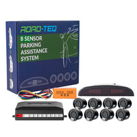 CP8B/MT ΣΥΣΤΗΜΑ ΠΑΡΚΑΡΙΣΜΑΤΟΣ 12V ΜΕ 8 ΑΙΣΘΗΤΗΡΕΣ ΕΜΠΡΟΣ & ΠΙΣΩ (ΜΑΥΡΟ) 21,5mm & ΟΘΟΝΗ M-TECH
