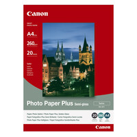 Canon Φωτογραφικό Χαρτί A4 Semi Gloss 260g/m² 20 Φύλλα (1686B021) (CAN-SG201A4)