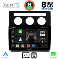 DIGITAL IQ BXF 8767_CPAA CLIMA (10inc) MULTIMEDIA TABLET for VW TOURAN mod. 2003-2010
